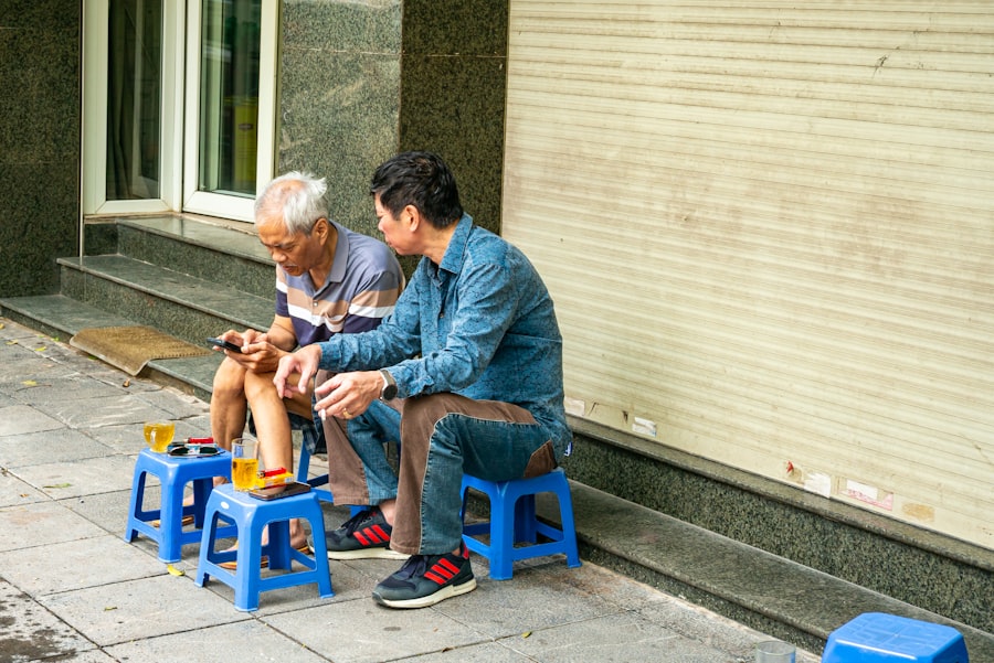 Photo restless legs in elderly