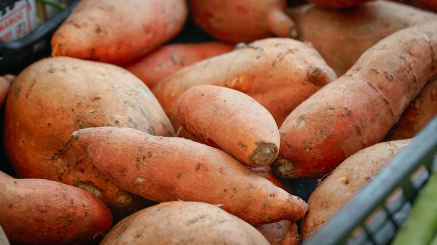 Photo sweet potatoes