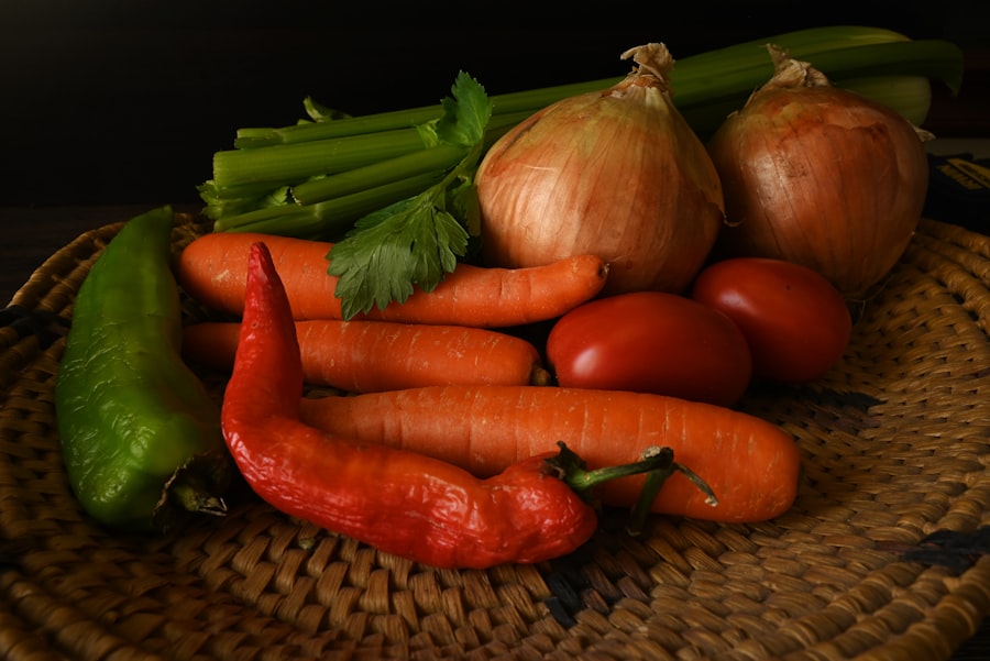 Photo vegetables for gut health