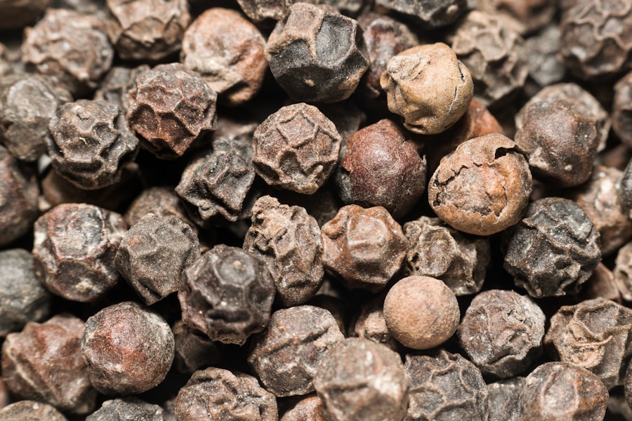 Photo black pepper