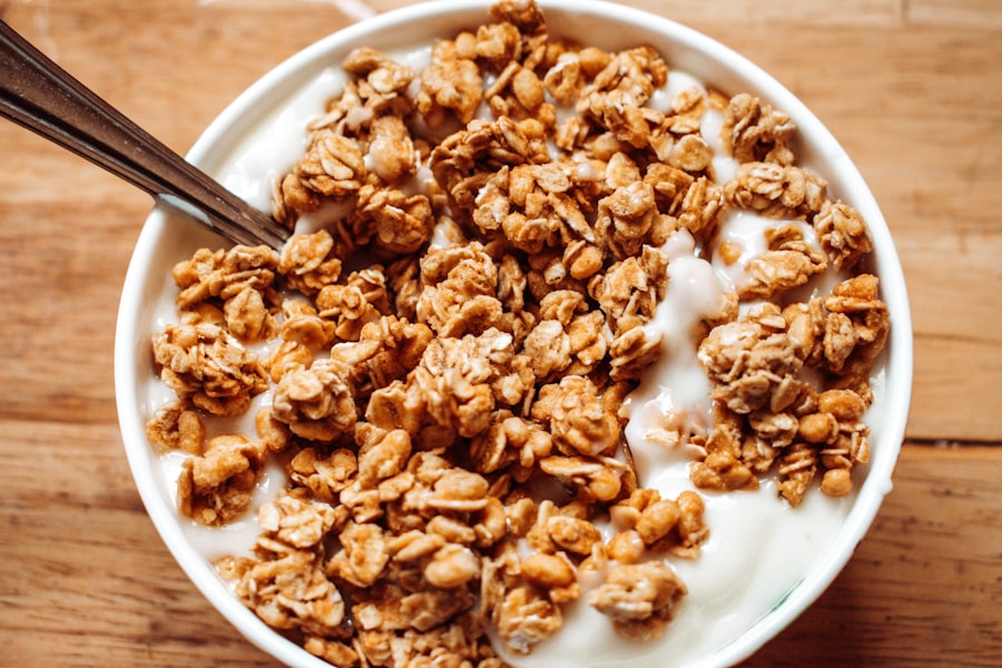 Photo processed breakfast cereals