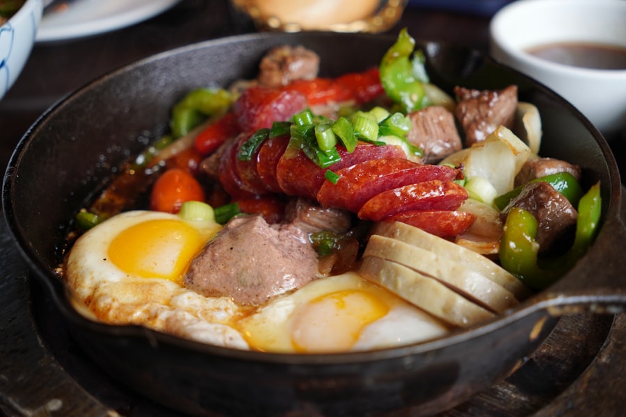 Photo protein rich breakfast