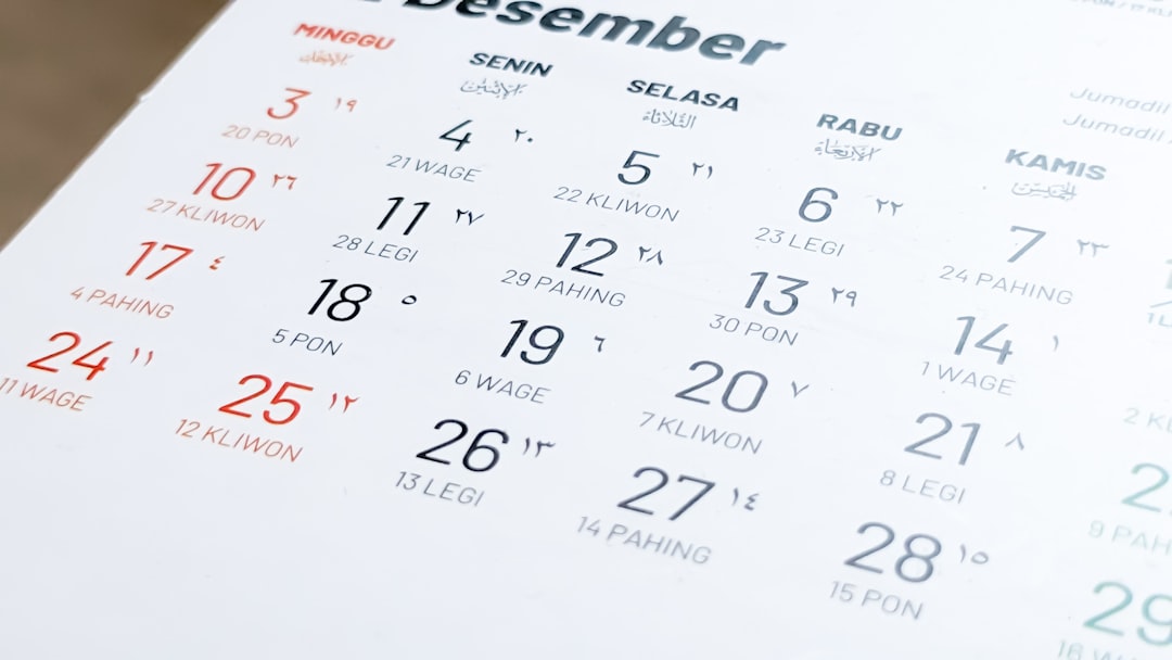 Photo Supplement Schedule for Seniors