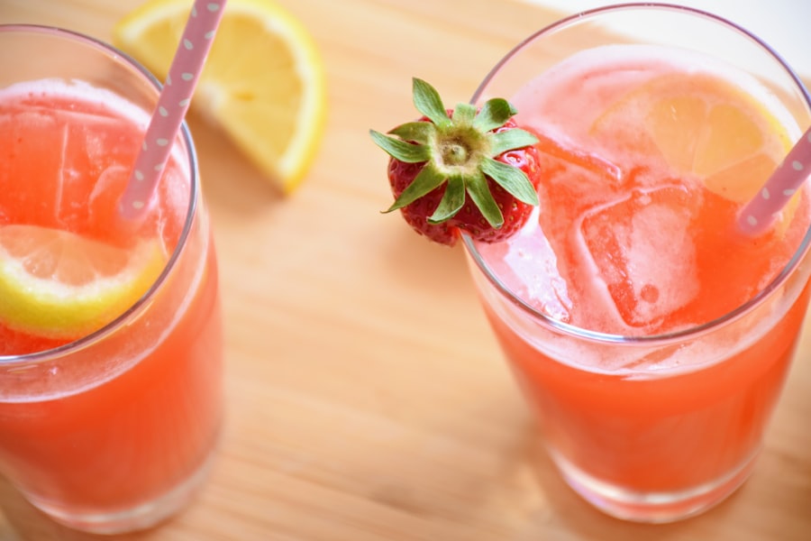 Photo fruit juice, liver