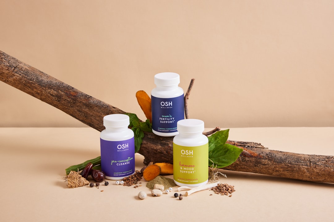 Photo herbal supplements