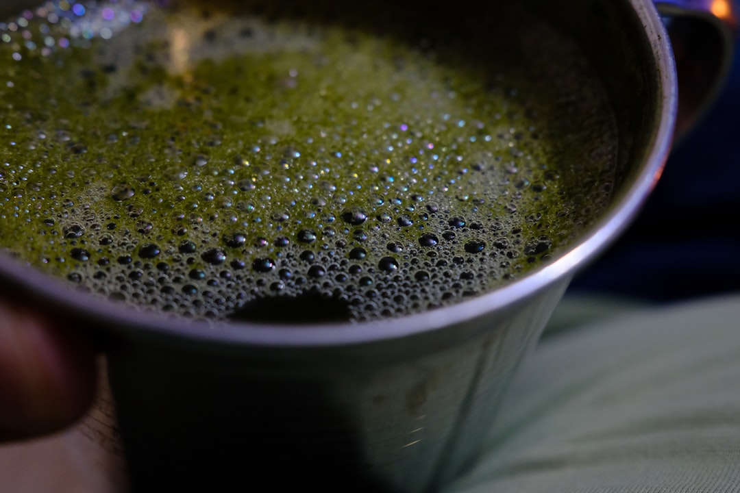 Photo green tea extract