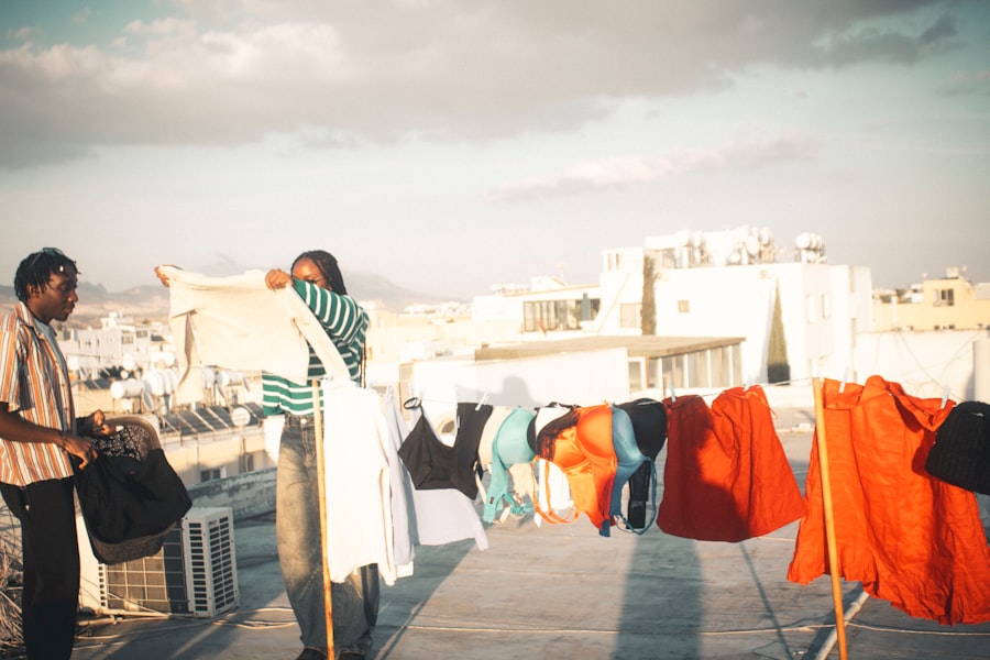 Photo laundry routine