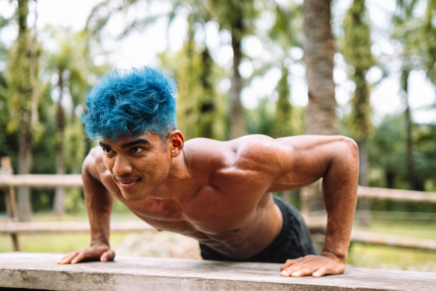 Photo muscle building