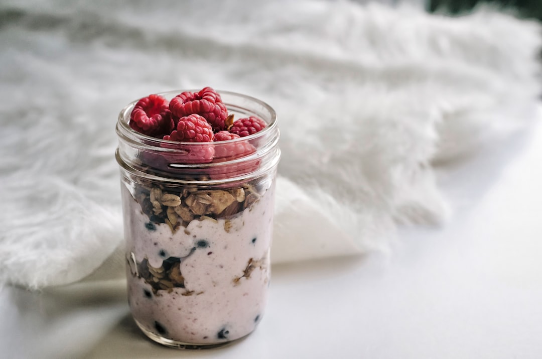 Photo fat free yogurt