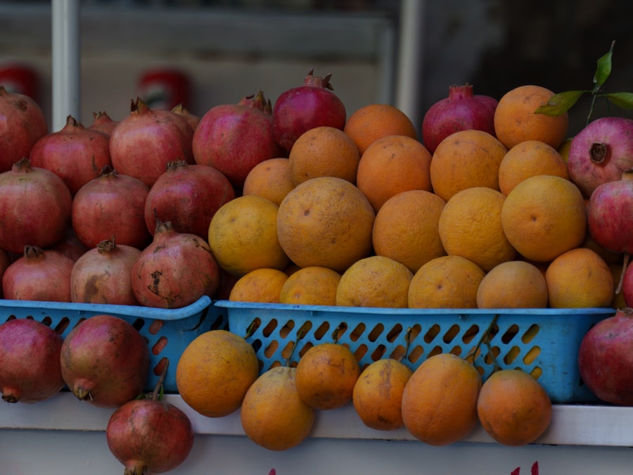 Photo pomegranate juice