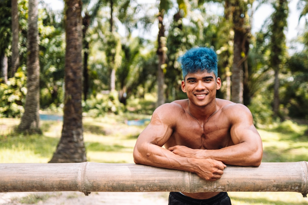 Photo muscle building