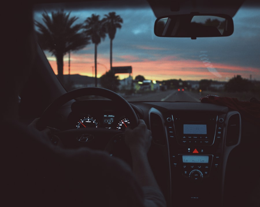 Photo night driving